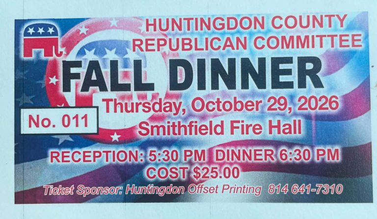 Huntingdon GOP Fall Dinner